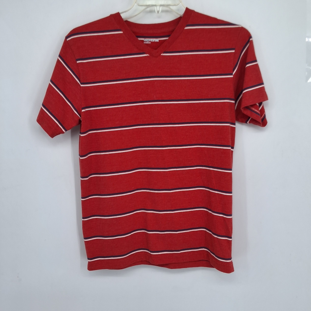 GAPKids Xxl Red and White Striped Short Sleeve Tee
